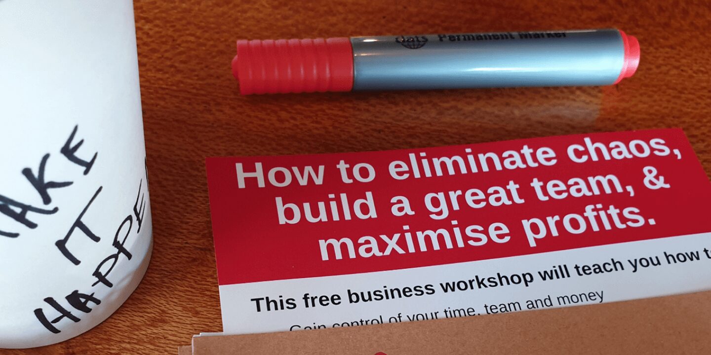 Marker and a cup at Peter Trifelly Certified Business Coach
